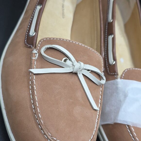 Softspots Ally Loafer Slip On Comfort Boat Shoe Leather Women's 11 CBKJ11 New - Picture 5 of 12